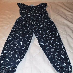 Denim Hello Kitty Romper